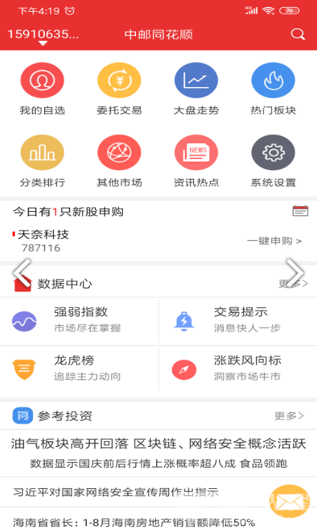 中邮同花顺