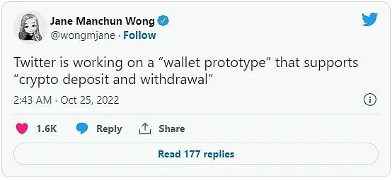 马斯克领导的 Twitter 会变成 Web3 平台吗？