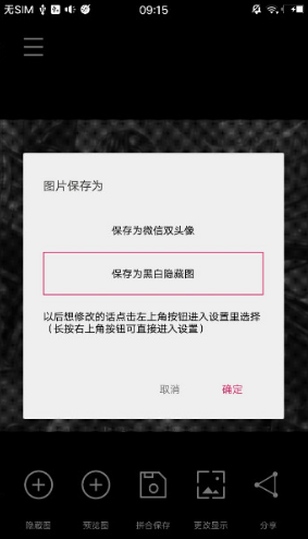 黑白隐藏图