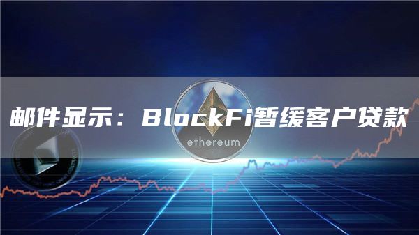 邮件显示：BlockFi暂缓客户贷款1