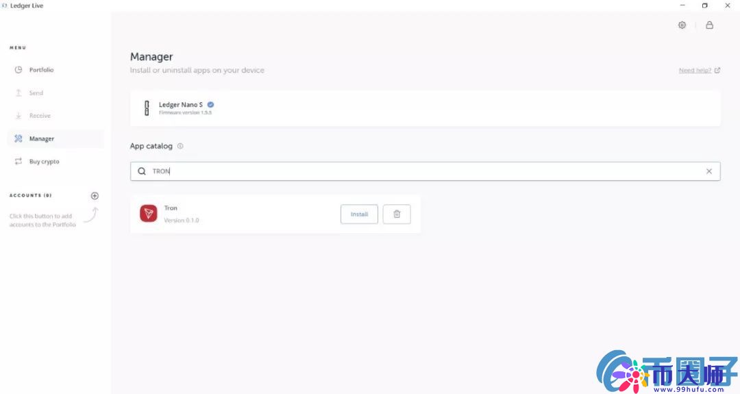 使用Ledger硬件钱包安装TronLink波宝钱包收发波场TRX币教程