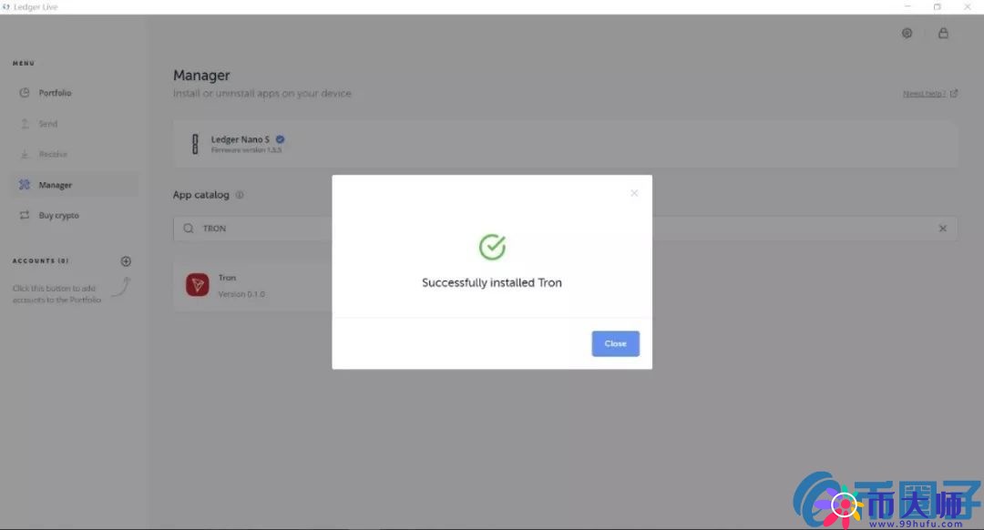 使用Ledger硬件钱包安装TronLink波宝钱包收发波场TRX币教程