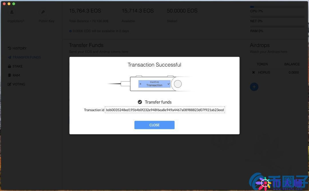 Trezor硬件钱包币币交易功能简介