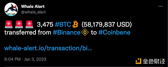 数据：3475枚BTC从币安转移到Coinbene-第1张图片-欧易下载