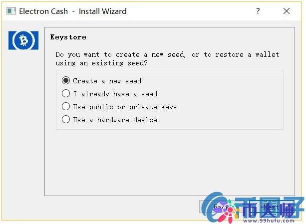 Electron Cash钱包存放BCH教程图解