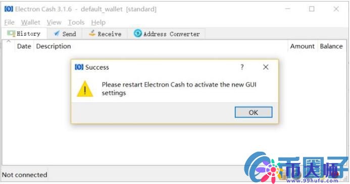 Electron Cash钱包存放BCH教程图解