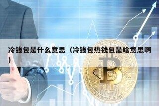 冷钱包是什么意思（冷钱包热钱包是啥意思啊）