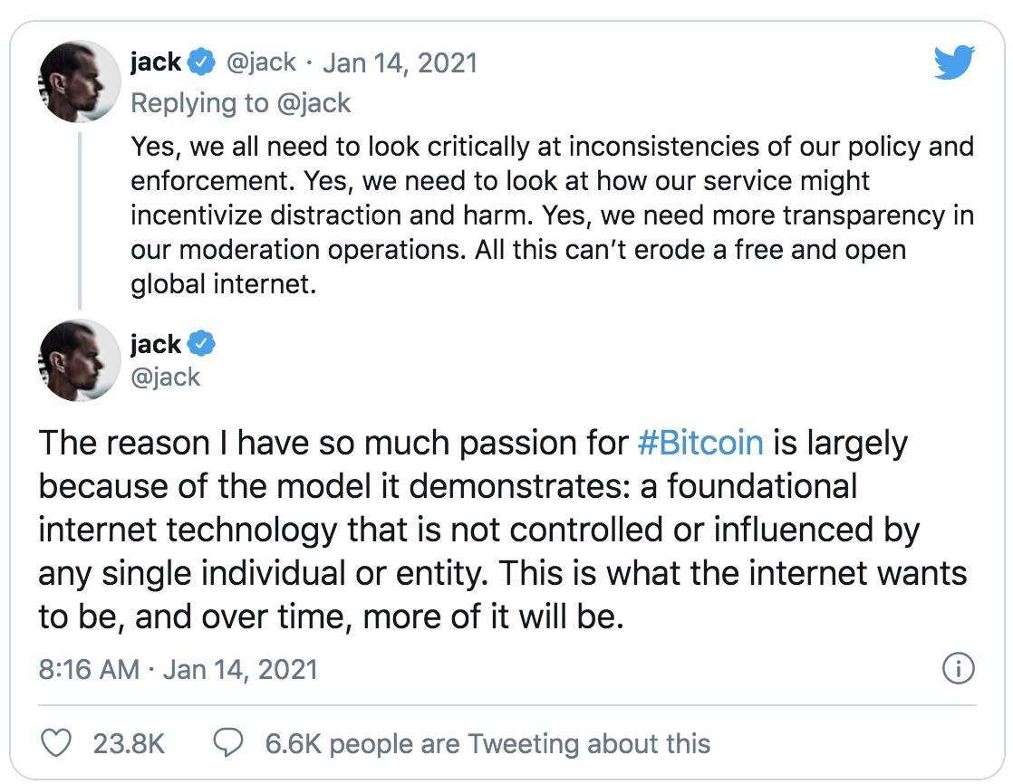 特朗普账户遭封杀后，大量用户涌入区块链网络-第2张图片-欧易下载