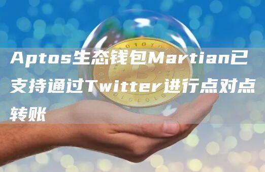 Aptos生态钱包Martian已支持通过Twitter进行点对点转账1