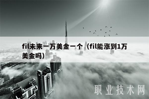 fil未来一万美金一个(fil能涨到1万美金吗)