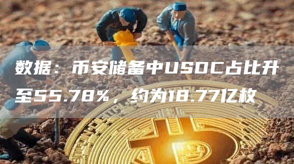 数据：币安储备中USDC占比升至55.78%，约为18.77亿枚1