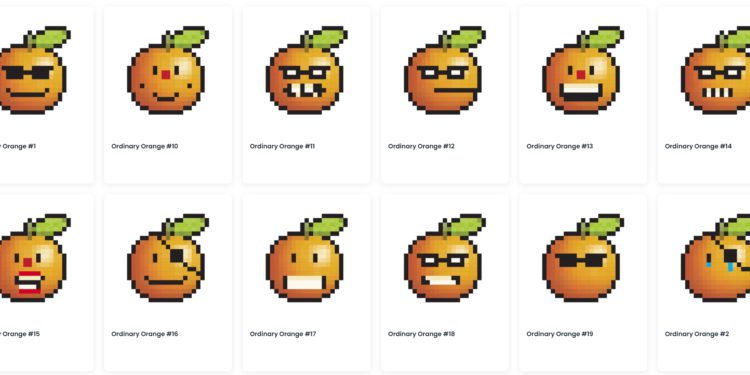 烧毁后生成比特币NFTCapsuleNFT发蹭热度系列OrdinaryOranges1