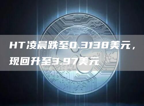HT凌晨跌至0.3138美元,现回升至3.97美元1