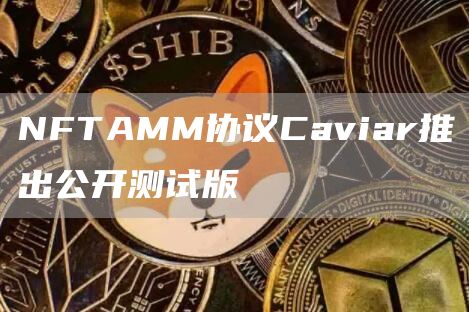 NFTAMM协议Caviar推出公开测试版1