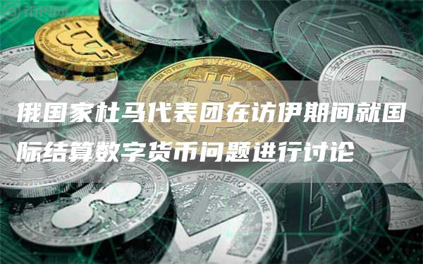 俄国家杜马代表团在访伊期间就国际结算数字货币问题进行讨论1