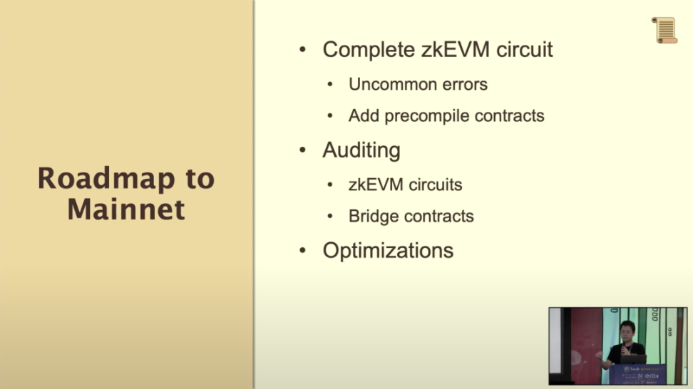 Scroll联创ETHDenver演讲：测试网最新进展及构建zkEVM、zkRollup遇到的挑战9