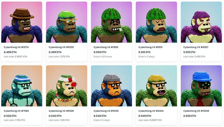 PolygonNFT生态系统盘点：六大类别，从传统品牌到加密Meme7