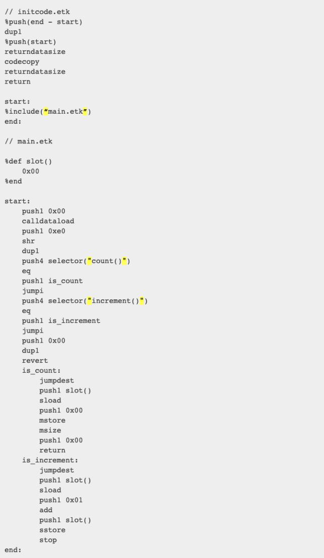 一文盘点6种EVM编程语言5
