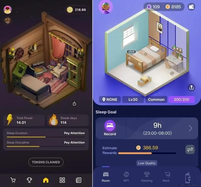 Web3睡觉Sleepagotchi收集NFT还收获健康睡眠7