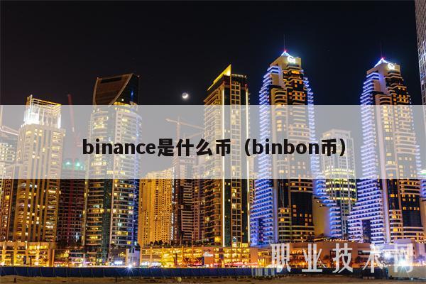 binance是什么币(binbon币)