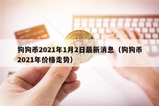 狗狗币2021年1月2日最新消息（狗狗币2021年价格走势）